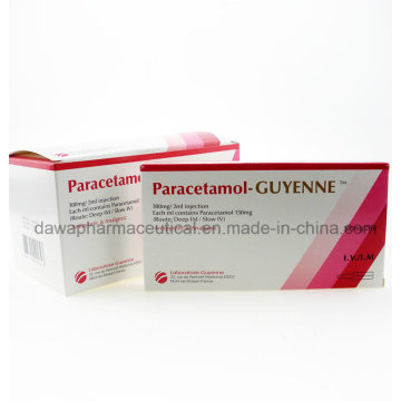 Paracetamol-Guyenne 600mg / 5ml Injectioneach Ml Contém Paracetamol Injeção 120mg